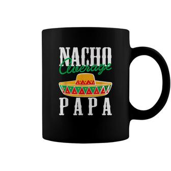 Mens Nacho Average Papa Dad Father Sombrero Festival Cactus Tacos Coffee Mug - Seseable