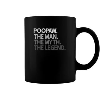 Mens Poopaw Man The Myth Legend Coffee Mug | Mazezy
