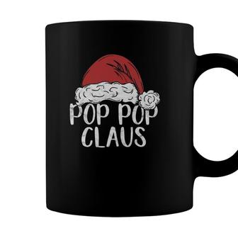 Mens Pop Pop Claus Christmas Costume Gift Santa Matching Family Coffee Mug - Seseable