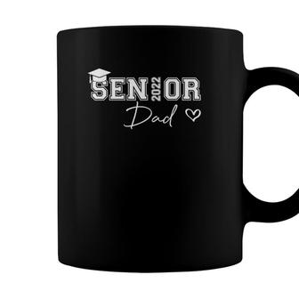 Mens Proud Dad Cute Heart Graduate Senior 2022 Ver2 Coffee Mug - Seseable