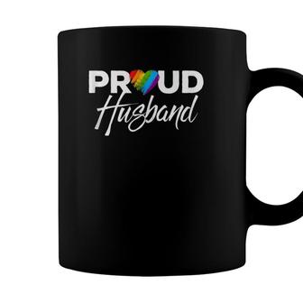 Mens Proud Husband Gay Pride Month Lgbtq Coffee Mug - Seseable