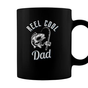 Mens Reel Cool Dad Fishing Pole Reel Rod Fish Fathers Day Gift Coffee Mug - Seseable