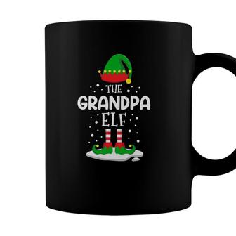 Mens The Grandpa Elf Christmas Family Matching Costume Pjs Coffee Mug - Seseable