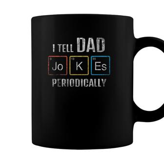 Mens Vintage I Tell Dad Jokes Periodically Coffee Mug - Seseable
