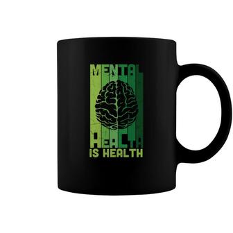 Mental Health Awareness Brainstorm With Health Coffee Mug - Seseable