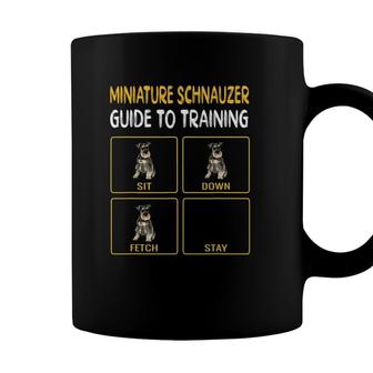 Miniature Schnauzer Guide To Training Dog Obedience Coffee Mug - Seseable