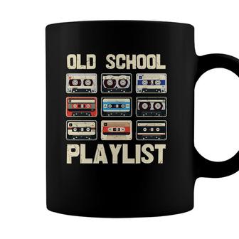 Mixtapes Old School Playlist 80S 90S Retro Vintage Style Music Coffee Mug - Seseable