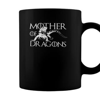 Mother Of Bearded Dragon Lovers Funny Mom Mommy Grandma Mama Coffee Mug - Seseable