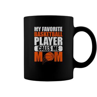 Mothers Day Favorite Basketball Player Mom Sport Basketball Coffee Mug - Seseable