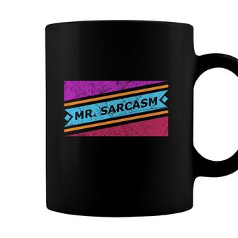 Mr Sarcasm Is A Strong Man Sarcastic Coffee Mug - Seseable