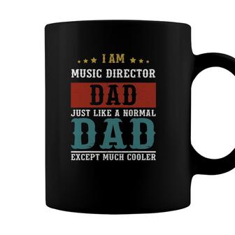 Music Director Dad Fathers Day Daddy Coffee Mug - Seseable