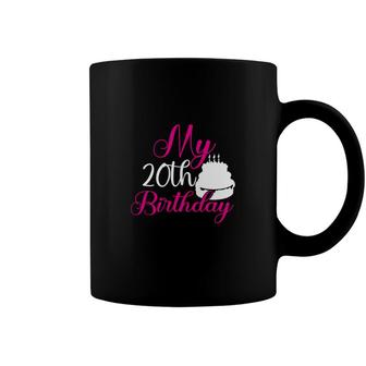 My 20Th Birthday With A Big And Sweet Birthday Cake Since I Was Born In 2002 Coffee Mug - Seseable