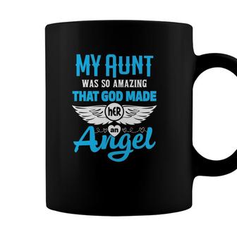 My Aunt Was So Amazing God Made Her An Angel Memorial Coffee Mug - Seseable