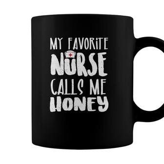 My Favorite Nurse Calls Me Honey Nursing Wife Gift Coffee Mug - Seseable