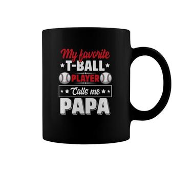 My Favoriteball Player Calls Me Papa Cute Coffee Mug | Mazezy