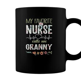 Nurse Gifts My Favorite Nurse Calls Me Granny Coffee Mug - Seseable