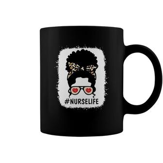 Nurses Day Nurse Life Leopard Girl Cute Gift Coffee Mug - Seseable