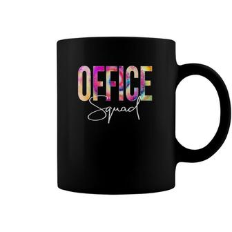 Office Squad Tie Dye Back To School Women Appreciation Coffee Mug | Mazezy DE