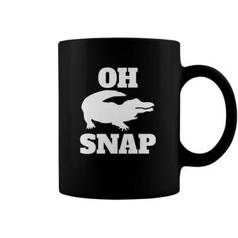 Oh Snap Alligator Graphic Animal Coffee Mug | Mazezy