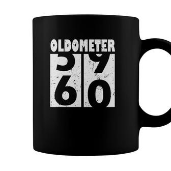 Oldometer 60 Funny 60Th Birthday Gift 59 60 Years Old Coffee Mug - Seseable