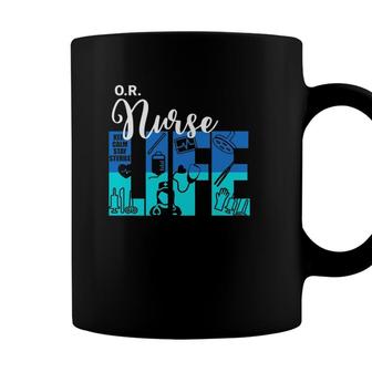 OR Nurse Life Proud Operating Room Nurse Wife Girl Friend Coffee Mug - Seseable