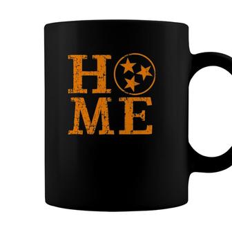 Orange Tennessee State Flag Apparel Retro Distressed Tn Home Coffee Mug - Seseable