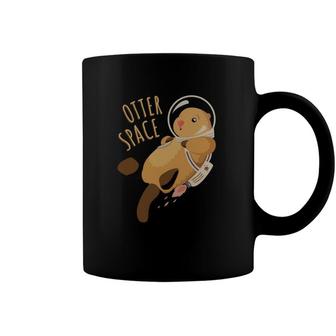 Otter Space Astronautics Cute Sea Otter Image Coffee Mug | Mazezy