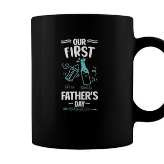 Out First Fathers Day Best Gift For New Dads Feeding Bottle & Beer Bottle Olivia Baby & Daddy Coffee Mug - Seseable