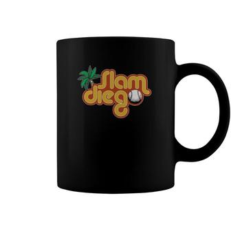 Palm Tree San Diego Baseball Grand Slam Coffee Mug | Mazezy