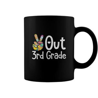 Peace Out 3Rd Grade Last Day Of School Third Grade Grad Coffee Mug - Seseable
