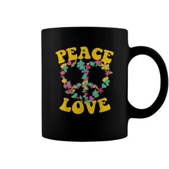 Peace Sign Love 60S 70S Tie Dye Hippie Halloween Costume Coffee Mug - Seseable