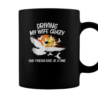 Pigeon Racing Gift For Men Grandpa Homing Pigeon Bird Lovers Coffee Mug - Seseable