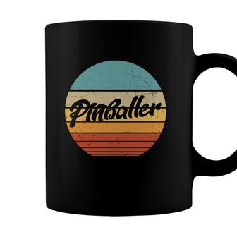 Pinballer Vintage Circle 80S 90S Styles Great Coffee Mug - Seseable