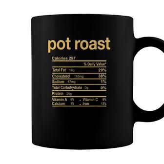 Pot Roast Nutrition Facts Funny Thanksgiving Christmas Coffee Mug - Seseable