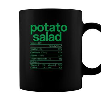 Potato Salad Nutrition Facts Funny Thanksgiving Christmas Coffee Mug - Seseable