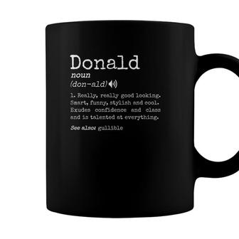 Prank First Name Dictionary Meaning Funny Donald Definition Coffee Mug - Seseable