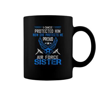 Pride Military Family - Proud Sister Air Force Coffee Mug - Seseable