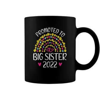 Promoted Big Sister Announcement Soon To Be Big Sister 2022 Coffee Mug - Seseable