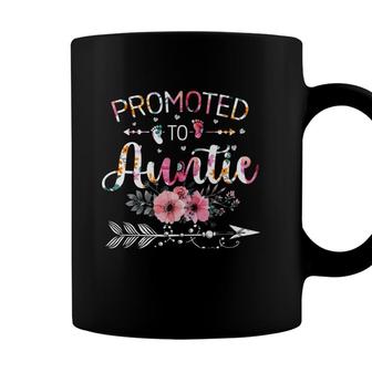 Promoted To Auntie 2022 Funny New Grandma Mothers Day Coffee Mug - Seseable