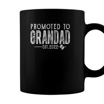 Promoted To Grandad Est 2022 Fathers Day For New Grandad Coffee Mug - Seseable