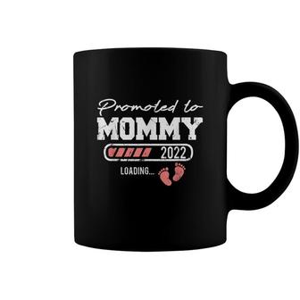 Promoted To Mommy 2022 Loading Soon To Be Mom Coffee Mug - Seseable