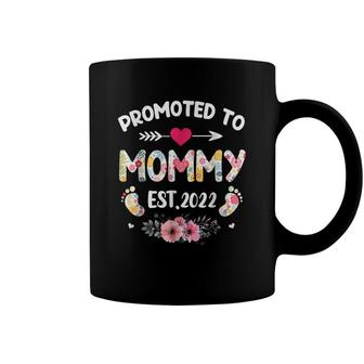 Promoted To Mommy 2022 New Pregnancy Mom Mothers Day Coffee Mug - Seseable