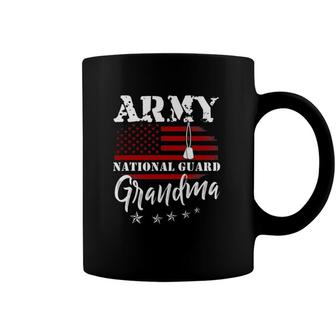 Proud Army National Guard Grandma Us Flag Tees Us Military Coffee Mug | Mazezy