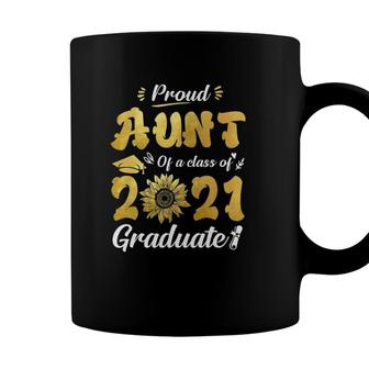 Proud Aunt Of A Class Of 2021 Graduate Senior 2021 Coffee Mug - Seseable