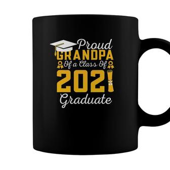 Proud Grandpa Of A Class 2021 Graduate Senior 21 Quotes Coffee Mug - Seseable