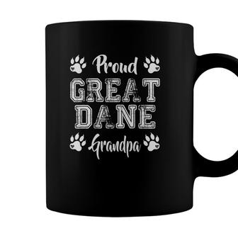 Proud Great Dane Dog Grandpa Paw Lovers Gifts Family Friends Coffee Mug - Seseable