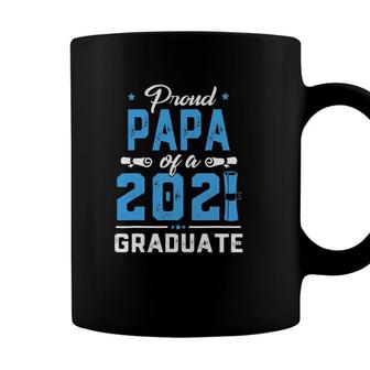 Proud Papa Of A Class Of 2021 Graduate School Gift Coffee Mug - Seseable