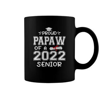 Proud Papaw Of A 2022 Senior 22 Graduate Funny Graduation Coffee Mug - Seseable