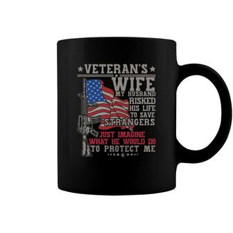 Proud Veteran Wife Veteran Of The Army Boots Us Soldier Coffee Mug - Seseable