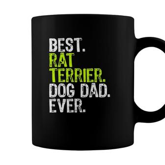 Rat Terrier Dog Dad Fathers Day Dog Lovers Coffee Mug - Seseable